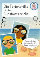 Vorschau - Mal- und Bastelvorlagen - Ferienbrille für den Kunstunterricht - Deckblatt