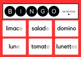 Aperçu - Jeux - Bingo de lecture (Niveau 1) - Page 3