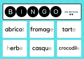 Aperçu - Jeux - Bingo de lecture (niveau 2) - Page 2