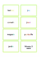 Aperçu - Jeux - Bingo de lecture (niveau 3) - Page 2