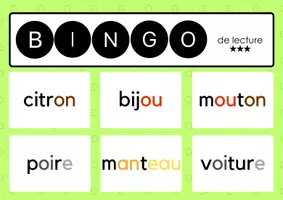 Aperçu - Jeux - Bingo de lecture (niveau 3) - Page de couverture