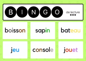 Aperçu - Jeux - Bingo de lecture (niveau 3) - Page 3