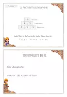Vorschau - Stationenlernen - Rechenmauern/Zahlenmauern bis 10 – 64 differenzierte Karteikarten mit Forscher- & Knobelkarten - Seite 2