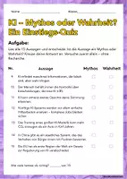 Vorschau - Arbeitsblätter - Künstliche Intelligenz - Unterrichtsreihe mit Infotexten, Aufgaben & Lösungen (Erdkunde Sek 1) - Seite 3