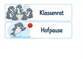 Vorschau - Präsentationen/Tafelbilder - Tagestransparenz Klassentier Delfin - Delfinklasse - Seite 3