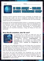 Vorschau - Arbeitsblätter - KI und Arbeit: Welche Berufe sind durch künstliche Intelligenz gefährdet? - Seite 2