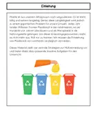 Vorschau - Arbeitsblätter - Strategien zur Vermeidung von Plastikmüll - Seite 1