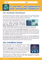 Vorschau - Arbeitsblätter - KI und Klima – Hat Digitalisierung einen ökologischen Fußabdruck? - Seite 1