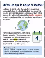 Aperçu - Feuilles d'exercices - La Coupe du Monde 2026 : Lecture, Compréhension et Vocabulaire – CE2 à CM2 - Page 1
