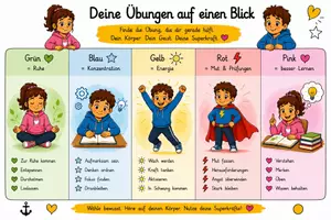 Vorschau - Poster - Reguliertes Nervensystem Teil 8-Übungen für Kinder und Jugendliche (71-75) - Seite 1
