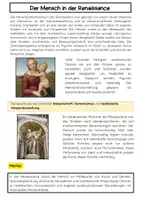 Vorschau - Arbeitsblätter - Menschendarstellung in der Renaissance - Seite 1