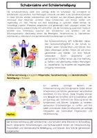 Vorschau - Arbeitsblätter - Schülervertretung & Schulprojekte Demokratie Mitbestimmung - Seite 1