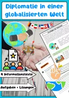 Vorschau - Arbeitsblätter - Diplomatie in einer globalisierten Welt - Deckblatt