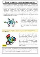 Vorschau - Arbeitsblätter - Globale Lieferketten: Globalisierung & Produktion - Seite 1