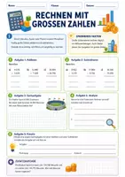 Vorschau - Unterrichtsreihen - Vertretungsstunden Mathe Klasse 5-6 - 10 Arbeitsblätter - Seite 2