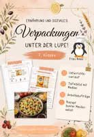 Vorschau - Stundenentwürfe - Verpackungen unter der Lupe - Lebensmittel-Informationsverordnung - Ernährung und Soziales 7. Klasse - Deckblatt