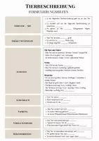 Vorschau - Arbeitsblätter - Formulierungshilfen_Tierbeschreibung - Deckblatt