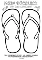 Vorschau - Arbeitsblätter - Flip-Flop Steckbrief Rückblick auf das Schuljahr - Schuljahresende & Sommer - Seite 3