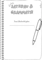 Vorschau - Arbeitsblätter - Grammatik & Satzbau kompakt | Selbstlernheft | 12 Seiten | Deutsch 6.-7. Klasse | Mittelschule - Seite 1