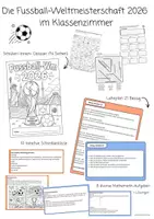 Vorschau - Arbeitsblätter - Die Fussball-WM 2026 im Klassenzimmer - Deckblatt