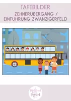 Vorschau - Arbeitsblätter - Materialpaket: Zehnerübergang (Tafelbilder, Legematerial, Aufgaben) - Seite 1