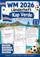 Vorschau - Arbeitsblätter - Länder Kap Verde Fußball WM 2026 - Deckblatt