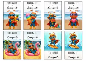 Vorschau - Anderer Materialtyp - Feriengrüße Ameise Ameisenklasse Lesezeichen Sommer - Seite 3