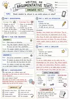 Vorschau - Arbeitsblätter - Argumentative Writing Merkblatt und Übungsblätter - Seite 3