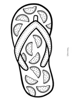 Vorschau - Arbeitsblätter - Flip-Flop Fensterbilder zum Prickeln und Ausmalen - Kunst im Sommer - Seite 1