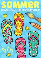 Vorschau - Arbeitsblätter - Flip-Flop Fensterbilder zum Prickeln und Ausmalen - Kunst im Sommer - Deckblatt