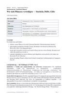 Vorschau - Arbeitsblätter - Stationenlernen Biologie Klasse 6: Wehrhafte Pflanzen — Stacheln, Düfte, Gifte - Seite 1
