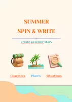 Vista previa - Hojas de trabajo - Summer Writing Activity- Story Maker - Portada