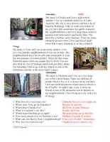 Vorschau - Text - My neighbourhood English Reading (Englisch Lernen: Meine Stadt) - Seite 1