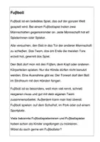 Vorschau - Arbeitsblätter - Eine Minute- Lesetempotest. Leseprotokoll - Seite 1