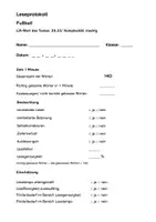 Vorschau - Arbeitsblätter - Eine Minute- Lesetempotest. Leseprotokoll - Seite 2
