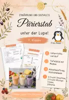 Vorschau - Stundenentwürfe - Pürierstab unter der Lupe - Ernährung und Soziales 7. Klasse - Deckblatt
