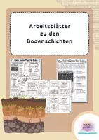Vorschau - Arbeitsblätter - Arbeitsblätter zu den Bodenschichten - Deckblatt