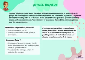 Aperçu - Présentation / Support pour le tableau - Rituel Humeur - Page 2