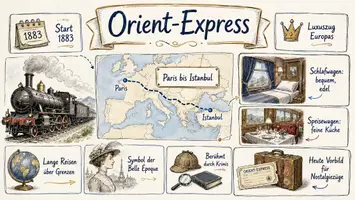 Vorschau - Arbeitsblätter - Lernposter + Arbeitsblätter zum Thema "Orient-Express" + Lösung & MP3 + Mindmap + Infografik - Seite 2