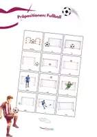 Vorschau - Bildkarten - Präpositionen Fußball - Seite 1
