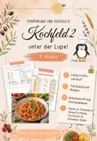 Vorschau - Stundenentwürfe - Kochfeld unter der Lupe - 2 Nudeln kochen- Ernährung und Soziales 7. Klasse - Deckblatt