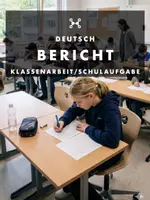 Vorschau - Klassenarbeiten - Bericht Jgst. 5-7 (Klassenarbeit Angabe mit Hörtext) - Deckblatt