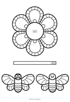 Vorschau - Mal- und Bastelvorlagen - 3D-Insekten - Bastelvorlagen - Seite 3