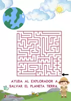 Vista previa - Hojas de trabajo - LABERINTO PLANETA TIERRA - Portada