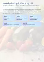 Vorschau - Unterrichtsreihen - Healthy Eating in Everyday Life | Nutrition, Meal Planning & Healthy Living - Seite 1