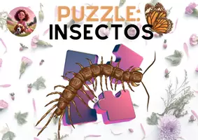 Vista previa - Juegos / Gamificación - PUZLES DE INSECTOS – MATERIAL MANIPULATIVO Y DIVERTIDO - Portada