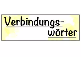 Vorschau - Poster - Verbindungswörter im Deutschen - Seite 1