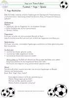Vorschau - Lehrpläne/Lehrermaterial - Fußball - Yoga - Spiele Bewegungsspiel - Seite 1