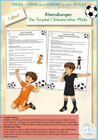 Vorschau - Anderer Materialtyp - Fußball Atemübungen Entspannung im Unterricht - Deckblatt