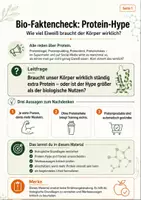 Vorschau - Arbeitsblätter - Bio-Faktencheck: Protein-Hype - Unterrichtsmaterial zu Eiweiß, Muskelaufbau, Werbung und Ernährungstrends - Seite 1